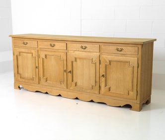 HUNDSTRUP MOBELFABRIK DANISH OAK SIDEBOARD 1970S