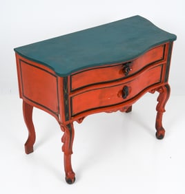 ANTIQUE SWEDISH GUSTAVIAN PAINTED PINE CHEST