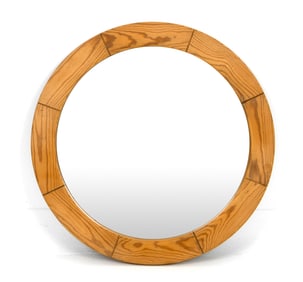 MID-CENTURY DANISH PINE MIRROR