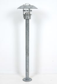 SILHUET DANISH GALVANIZED STEEL OUTDOOR POLE LIGHT