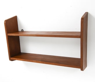 DANISH TEAK WALL SHELF CIRCA 1960'S