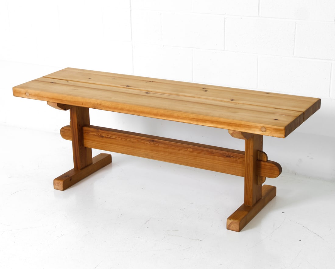 SVEN LARSSON STYLE SWEDISH PINE BENCH C. 1970S (1 of 19)