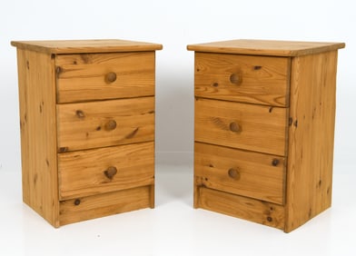 PAIR OF DANISH PINE SIDE CHESTS