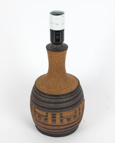 AXELA STENTOJ DANISH CERAMIC TABLE LAMP C. 1970S