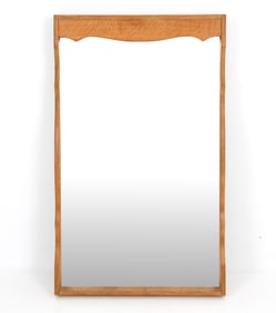 STILO MOBLER DANISH ILLUMINATED OAK MIRROR