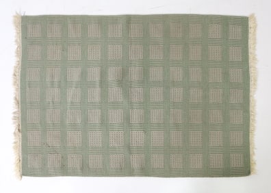 SWEDISH GEOMETRIC FLAT-WEAVE RUG