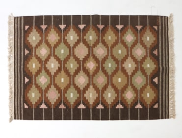 SWEDISH FLAT-WEAVE ROLLAKAN RUG