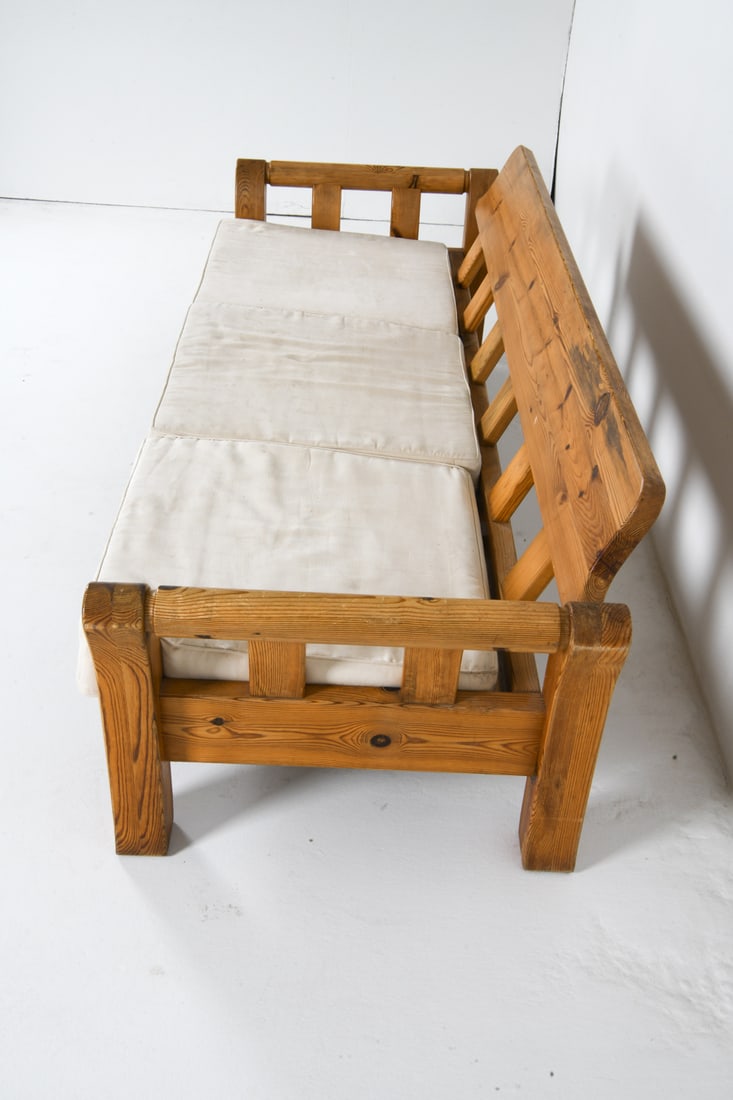 ATTR. JM BIRKING & CO DANISH PINE SOFA C. 1970S - 9