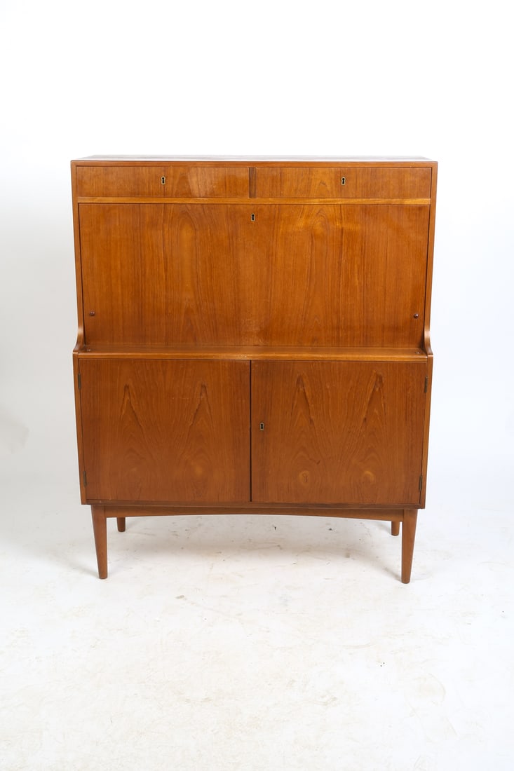 ATTR. H. P. HANSEN DANISH TEAK CABINET C. 1960S - 3