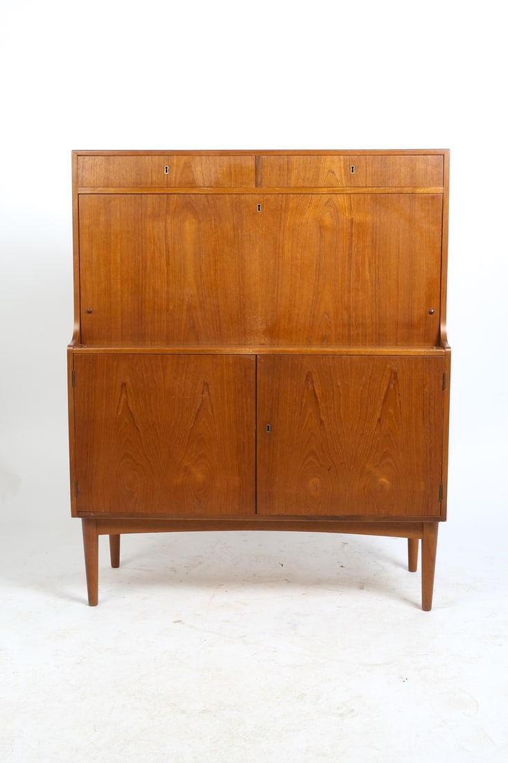 ATTR. H. P. HANSEN DANISH TEAK CABINET C. 1960S - 4