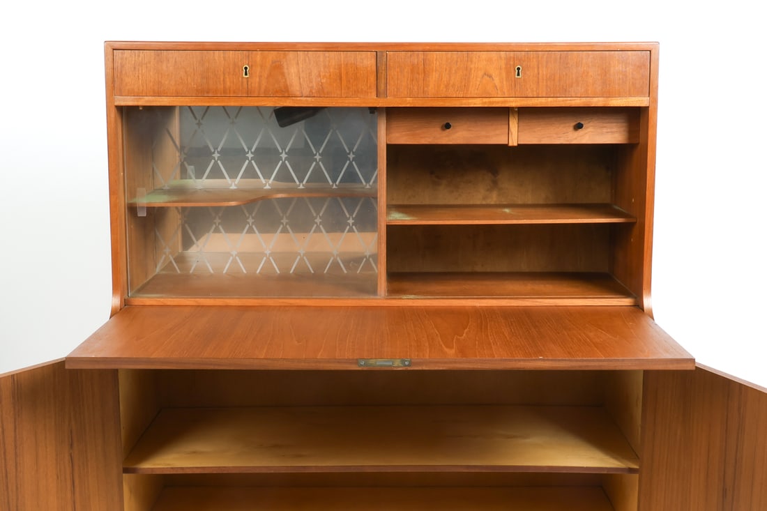 ATTR. H. P. HANSEN DANISH TEAK CABINET C. 1960S - 9