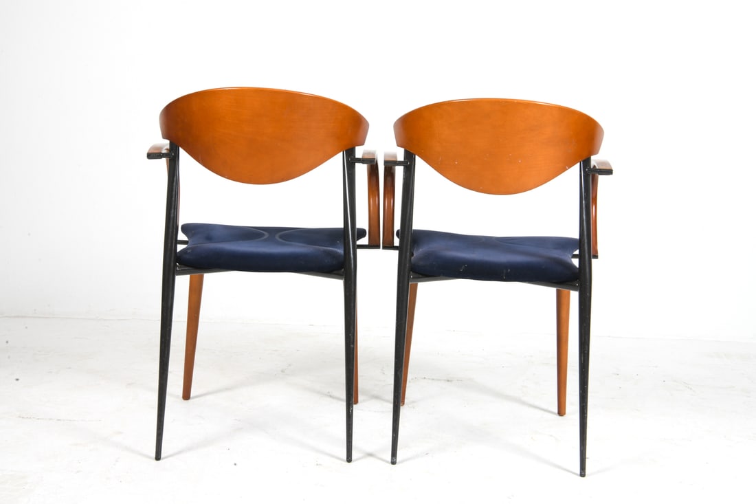 (6) PACO CAPDELL BEECH DINING CHAIRS C. 1980S - 10