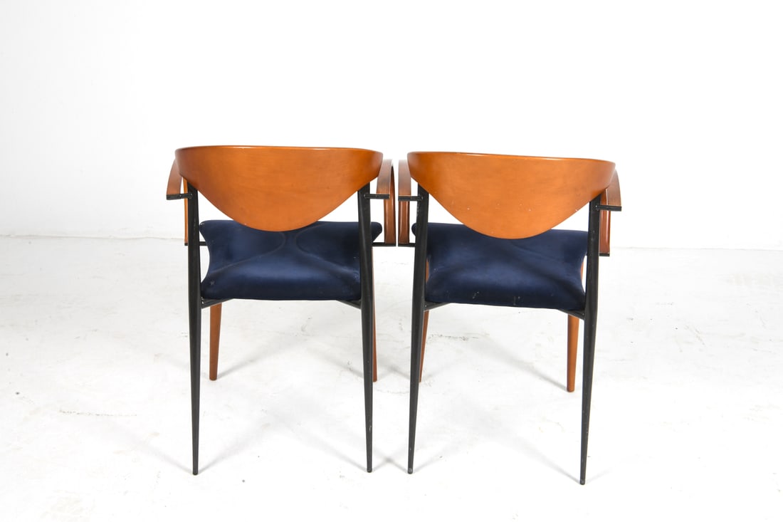 (6) PACO CAPDELL BEECH DINING CHAIRS C. 1980S - 9