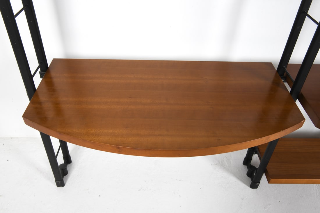 DANISH BEECH WALL SHELF SYSTEM C. 1960S - 4