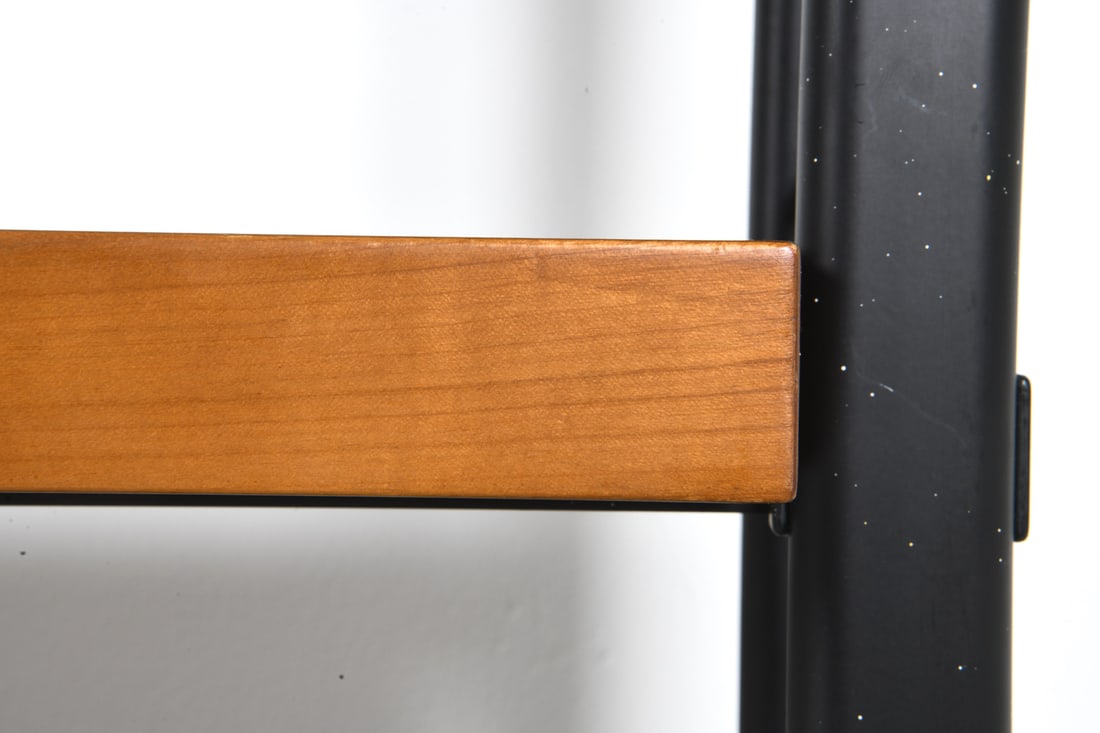 DANISH BEECH WALL SHELF SYSTEM C. 1960S - 9