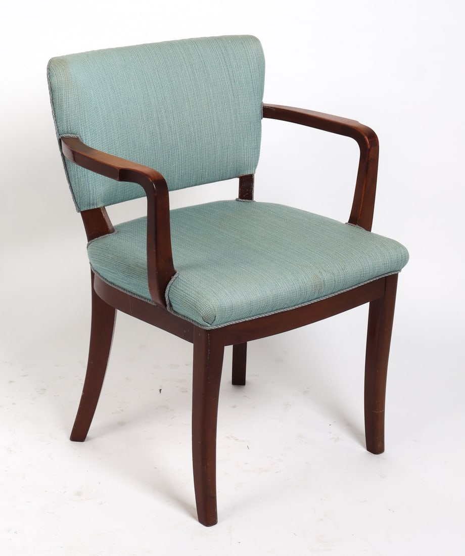 FRITZ HANSEN DANISH BEECH ARMCHAIR C. 1950S (1 of 10)