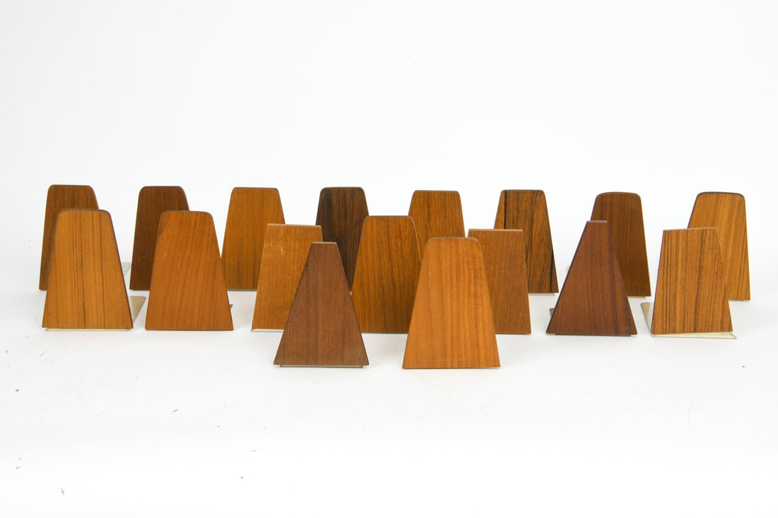 KAI KRISTIANSEN DANISH TEAK BOOKEND GROUPING (1 of 8)