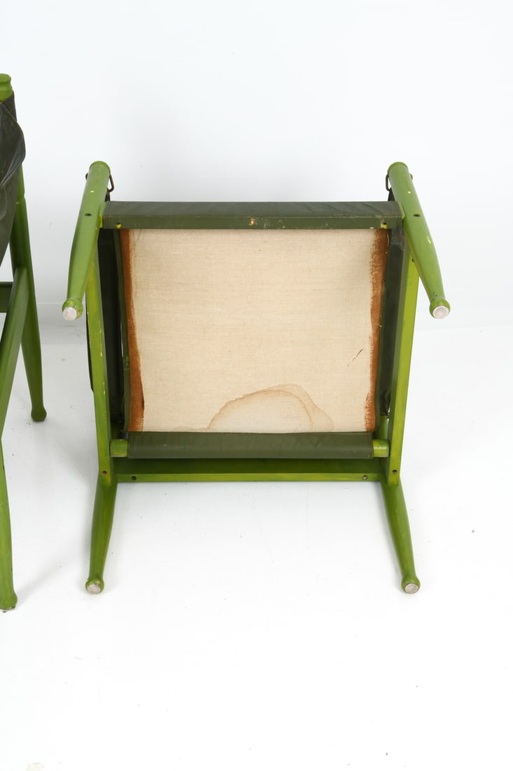 PAIR ERIK WORTS FOR EILERSEN LEATHER CHAIRS 1960S - 10