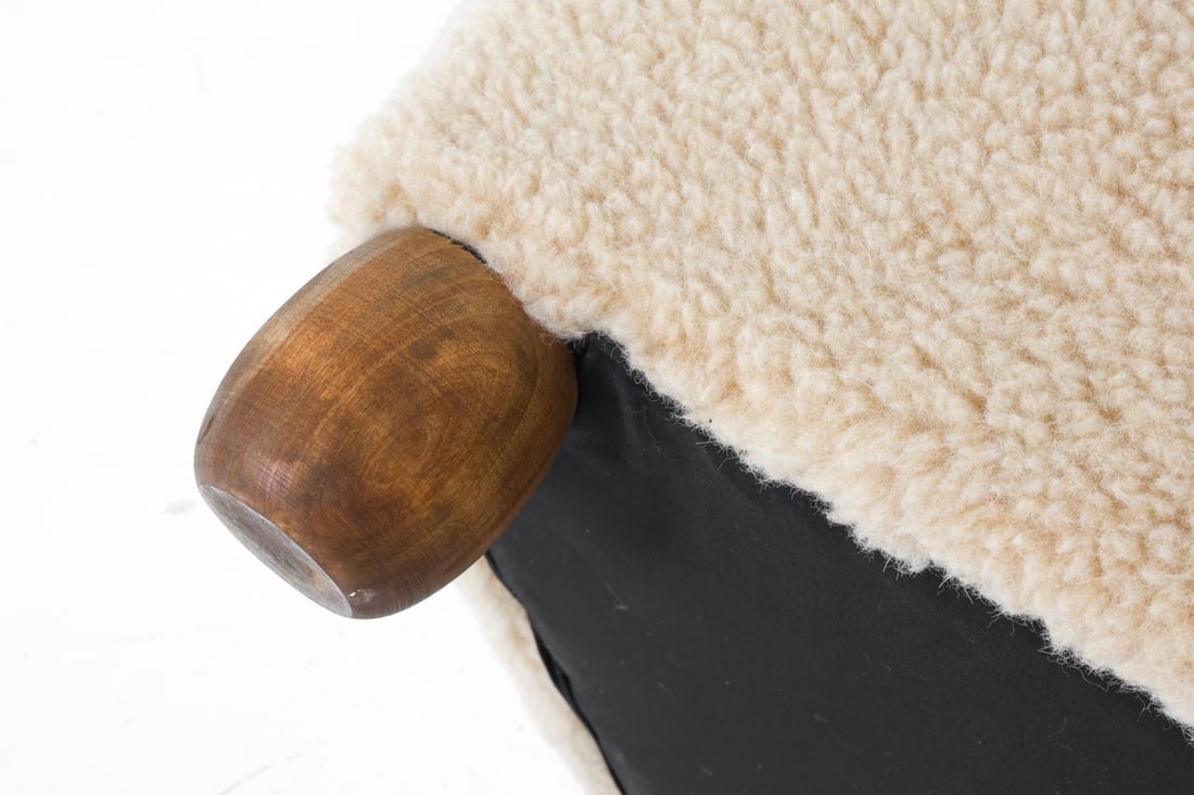 ATTR MARTHA BLOMSTEDT FINNISH LAMBSWOOL SOFA 1940S - 16