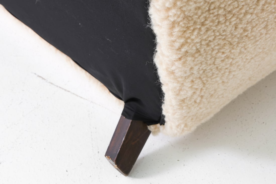 ATTR MARTHA BLOMSTEDT FINNISH LAMBSWOOL SOFA 1940S - 17