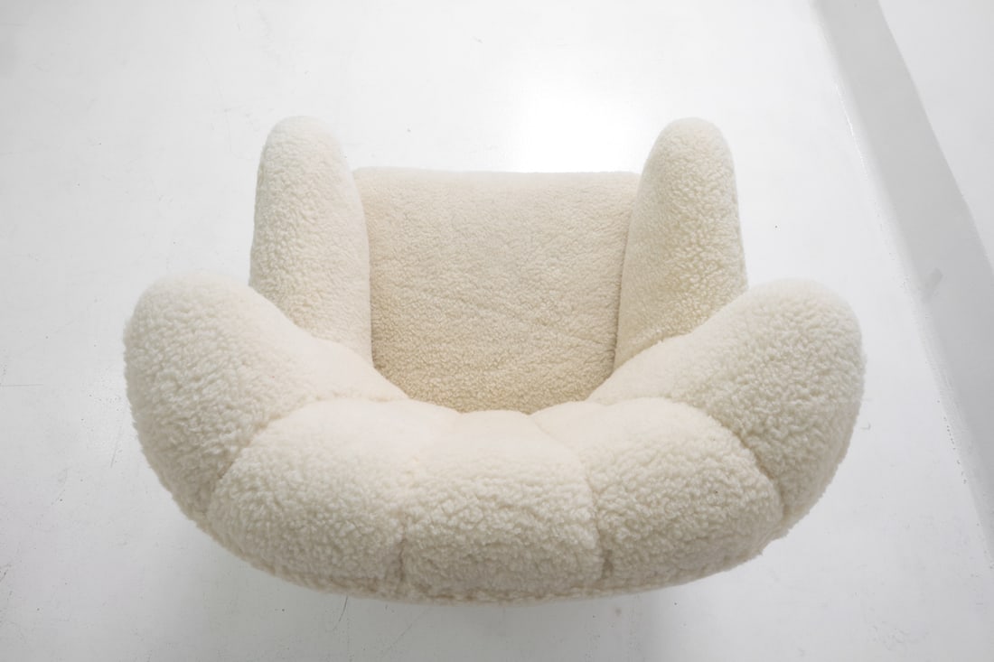 BLOMSTEDT STYLE FINNISH LAMBSWOOL LOUNGE CHAIRS - 10