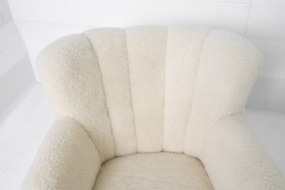BLOMSTEDT STYLE FINNISH LAMBSWOOL LOUNGE CHAIRS - 7