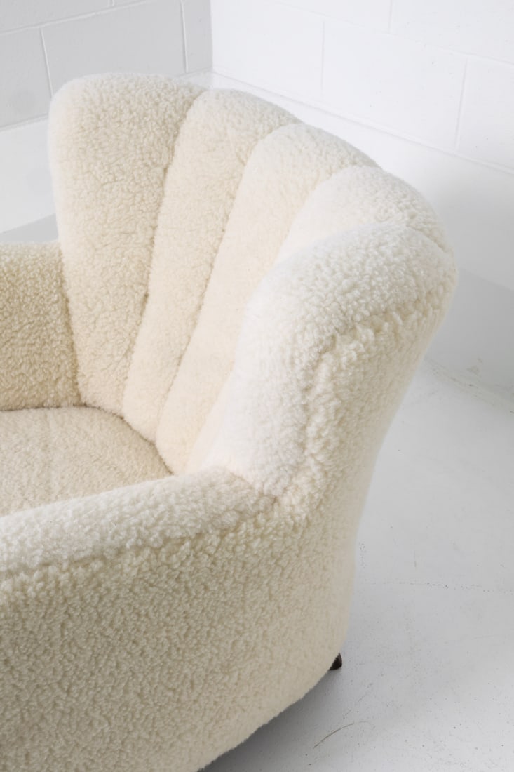 BLOMSTEDT STYLE FINNISH LAMBSWOOL LOUNGE CHAIRS - 9