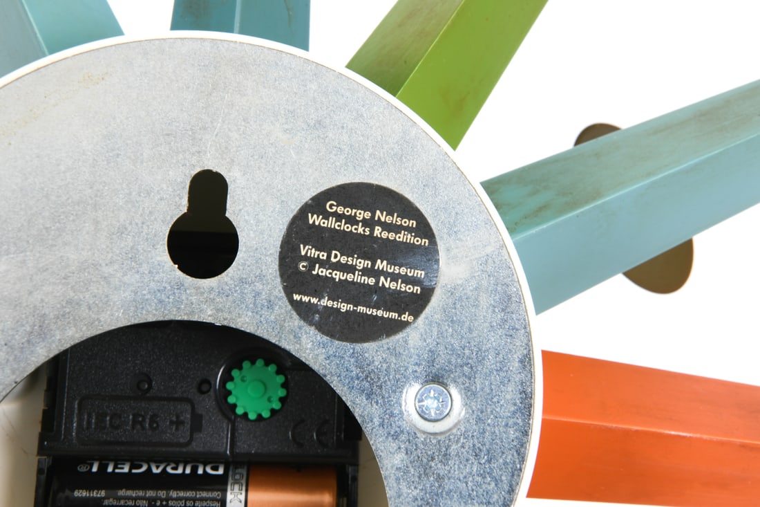EORGE NELSON FOR VITRA SUNBURST WALL CLOCK - 9