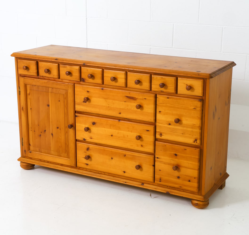 TASINGE DANISH PINE SIDEBOARD CHEST - 2