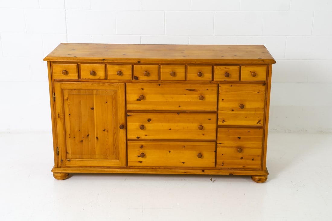 TASINGE DANISH PINE SIDEBOARD CHEST - 4