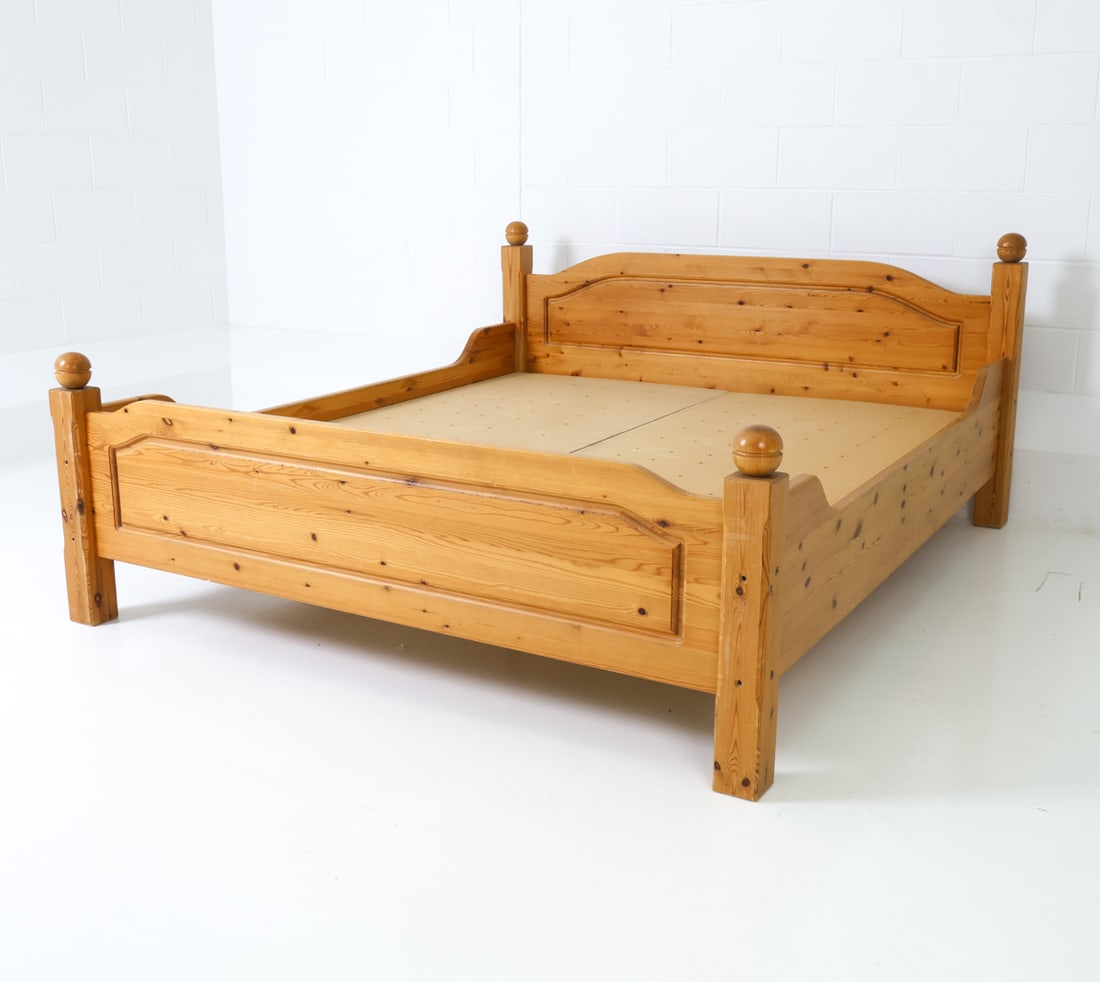 SCANDINAVIAN PINE BED FRAME C. 1970S (1 of 20)
