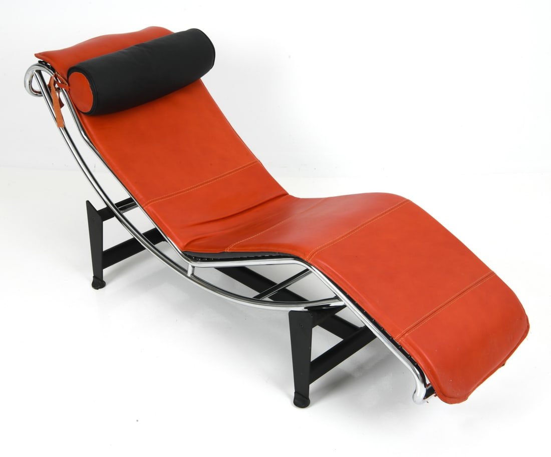 STYLE OF LE CORBUSIER CHAISE LOUNGE CHAIR C. 1970S (1 of 8)