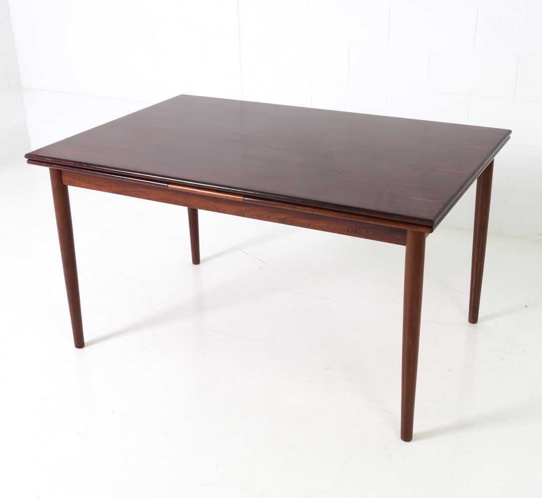 DANISH ROSEWOOD EXTENDING DINING TABLE C. 1960S (1 of 20)