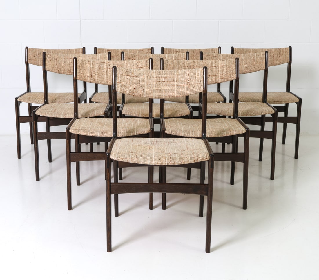 (10) ERIK BUCH DANISH OAK DINING CHAIRS C. 1960S (1 of 16)