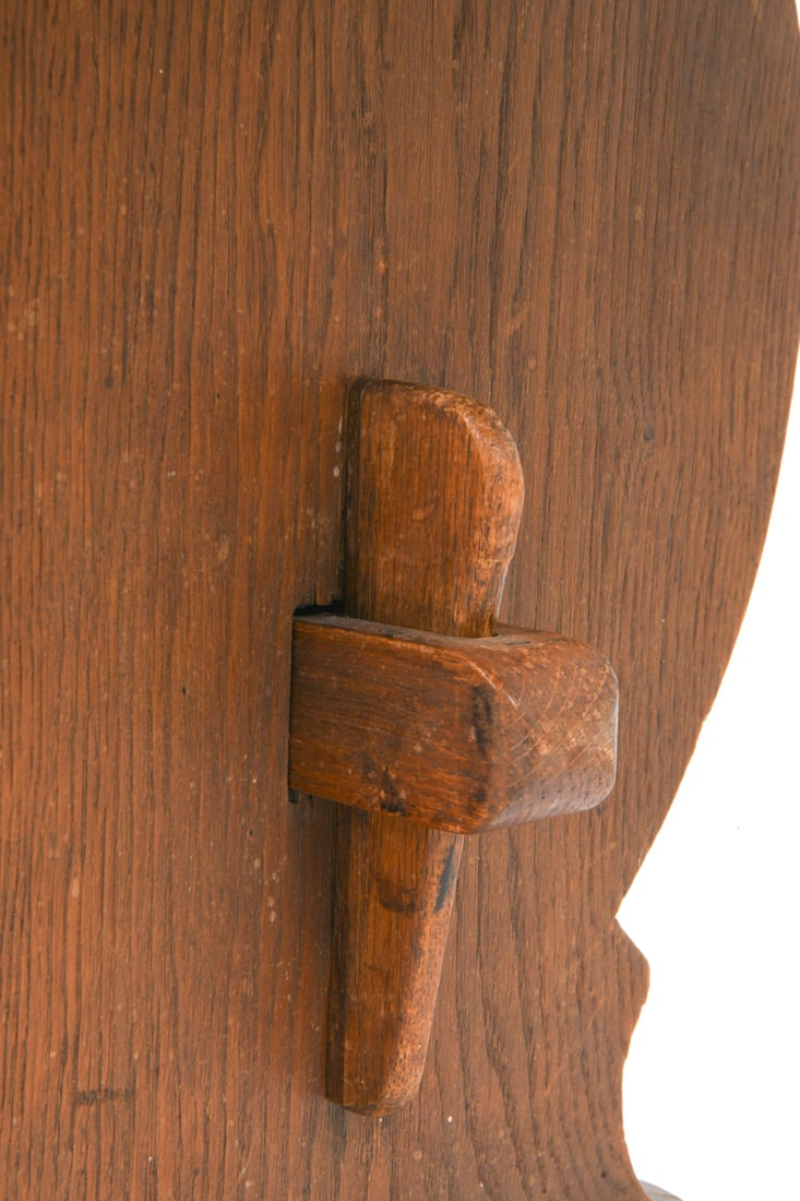 REFECTORY STYLE SCANDINAVIAN OAK DINING TABLE - 11