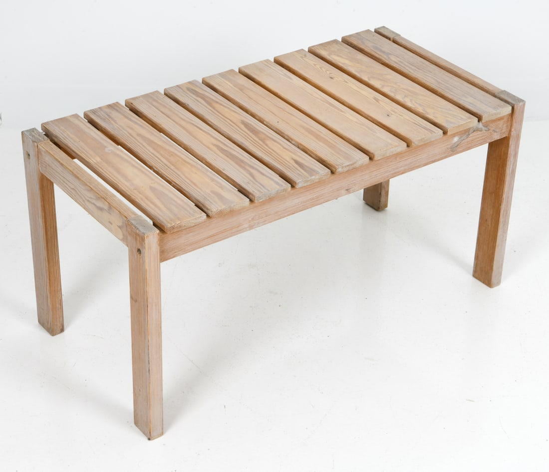 SCANDINAVIAN PINE BENCH C. 1970S (1 of 10)