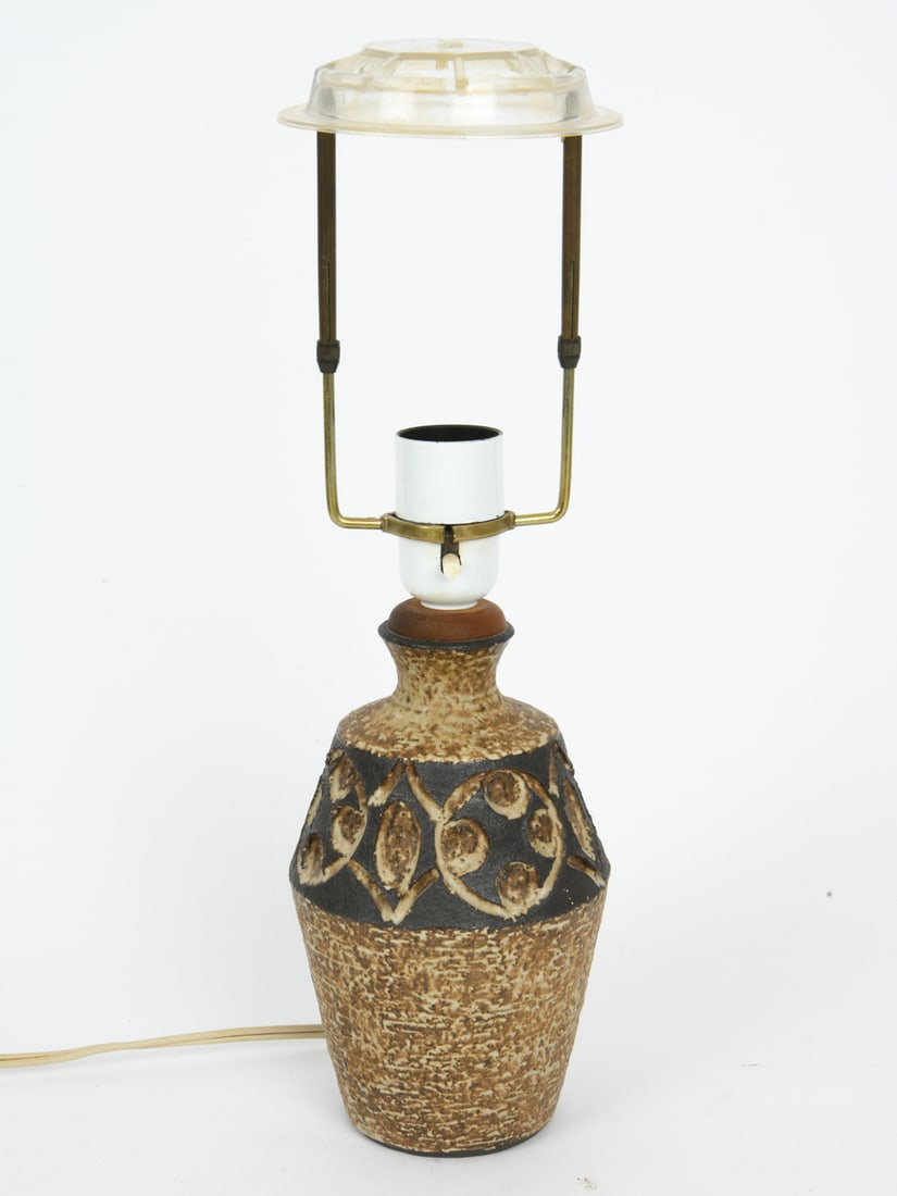 LOVEMOSE DANISH CERAMIC TABLE LAMP C. 1960S (1 of 11)