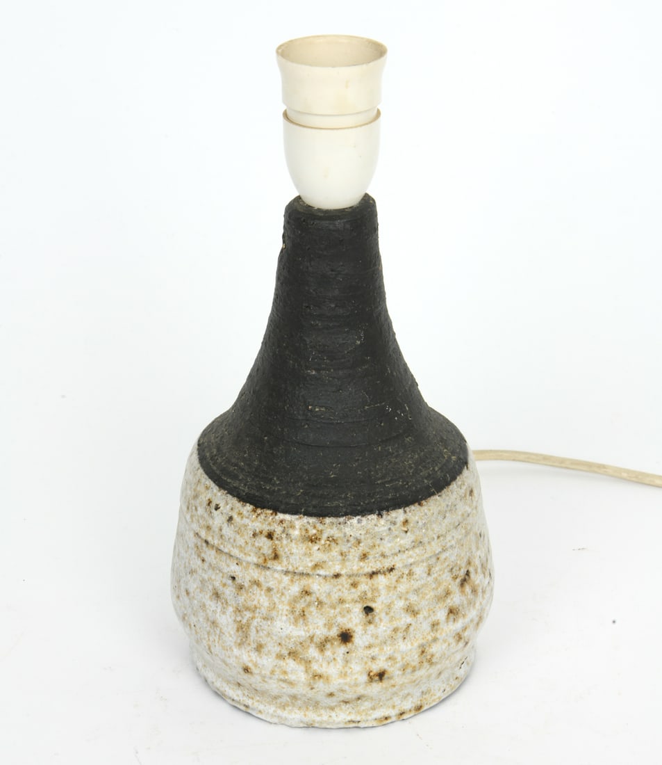 MID-CENTURY DANISH STONEWARE TABLE LAMP (1 of 8)