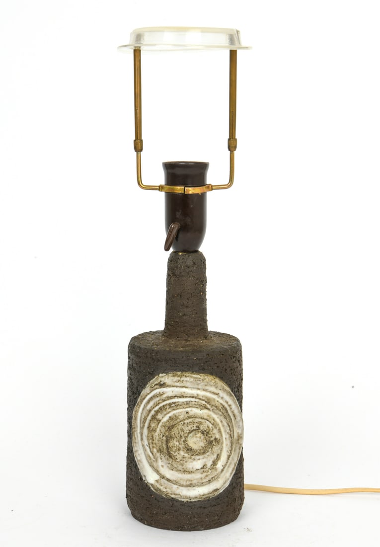 TUE POULSEN STYLE DANISH CERAMIC TABLE LAMP (1 of 9)