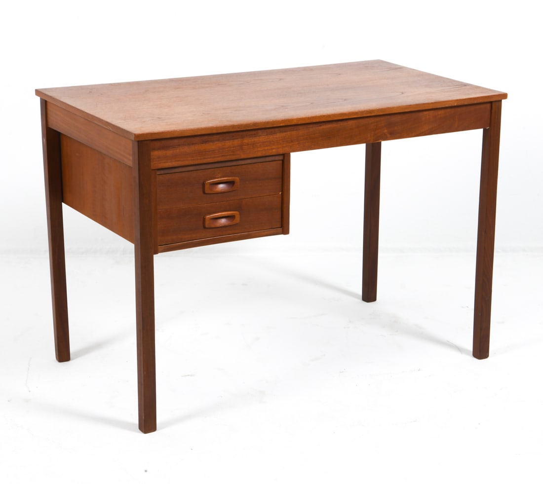 MOGENSEN STYLE DANISH TEAK WRITING DESK C. 1970S (1 of 9)
