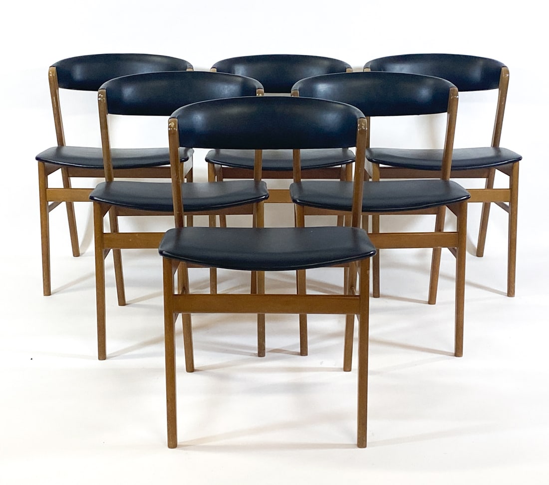 (6) KAI KRISTENSEN DANISH BEECH DINING CHAIRS (1 of 16)