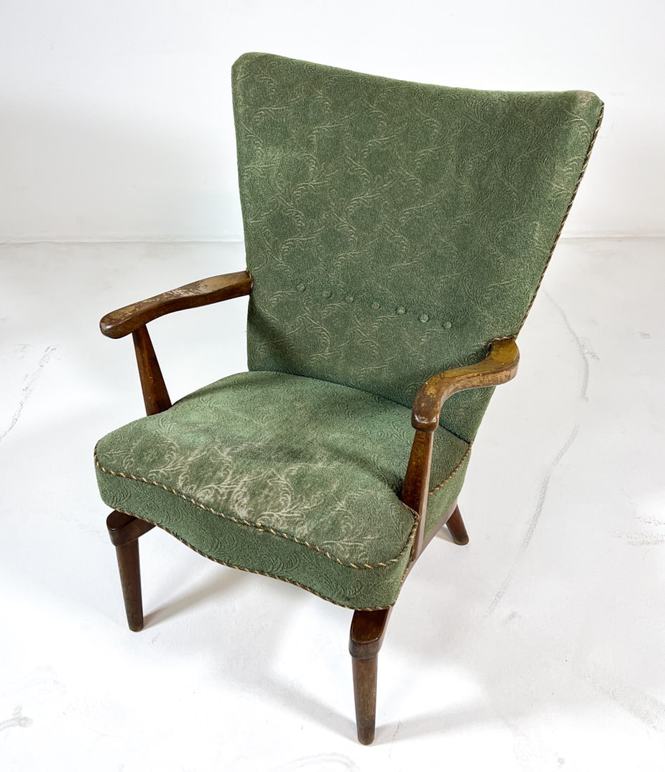 CHRISTENSEN STYLE DANISH LOUNGE CHAIR C. 1950S (1 of 18)