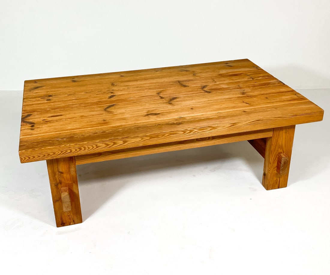 HANS FRYDENDAL SWEDISH PINE COFFEE TABLE C. 1970S (1 of 14)