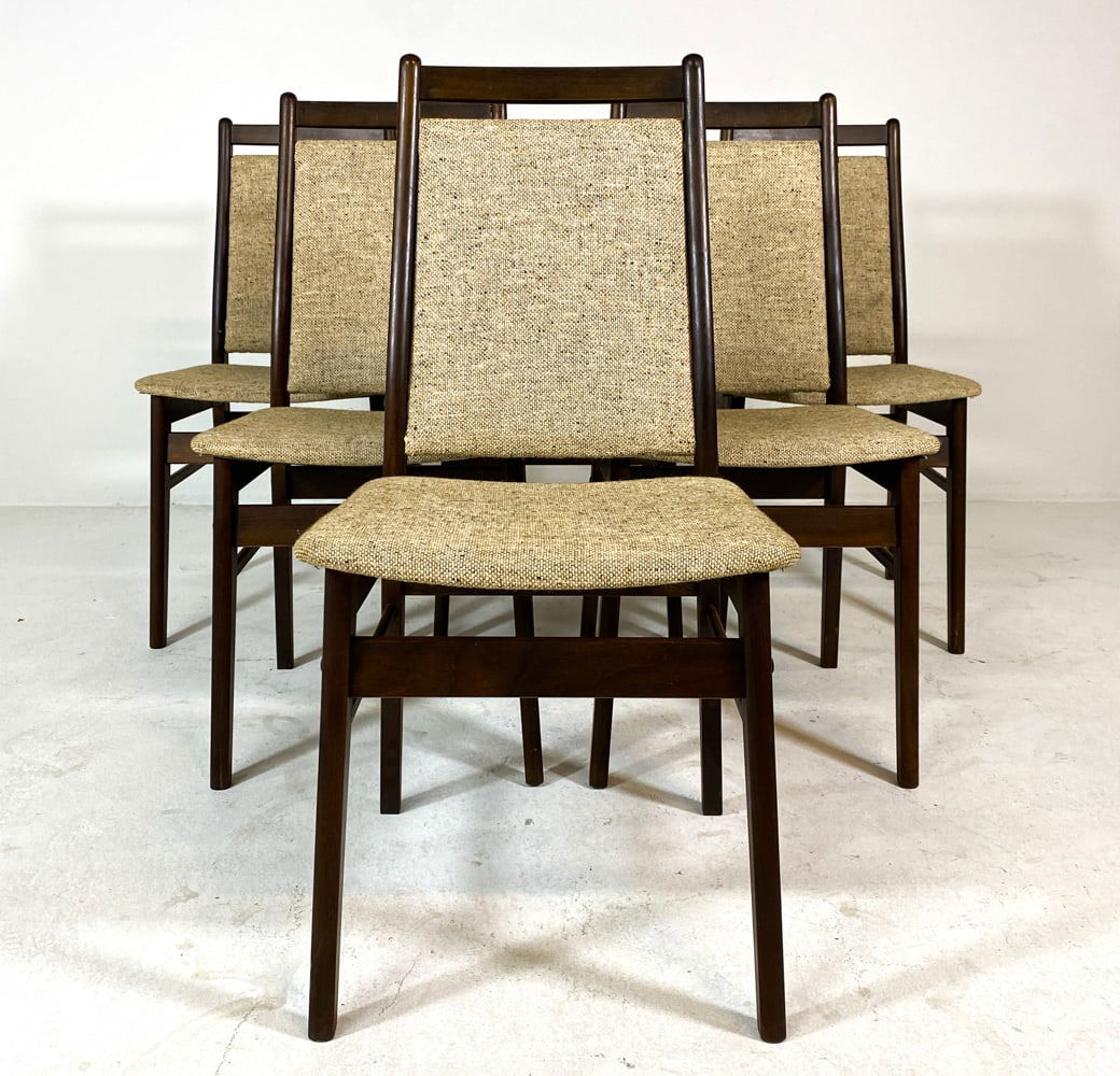 (6) GANGSO DANISH BEECH DINING CHAIRS C. 1970S (1 of 19)