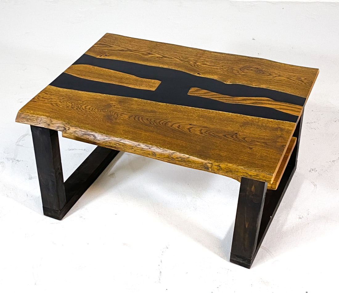 SCANDINAVIAN OAK & PINE COFFEE TABLE (1 of 16)