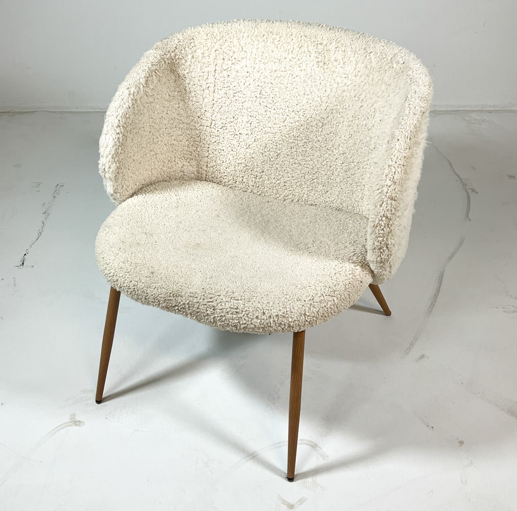 DITZEL STYLE DANISH LAMBSWOOL LOUNGE CHAIR C.1970S (1 of 17)