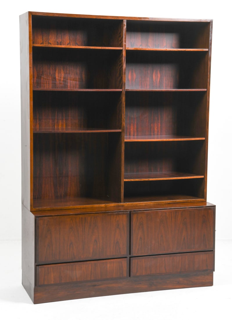 OMANN JUN MODEL 2 DANISH BOOKCASE CABINET C. 1960S (1 of 10)