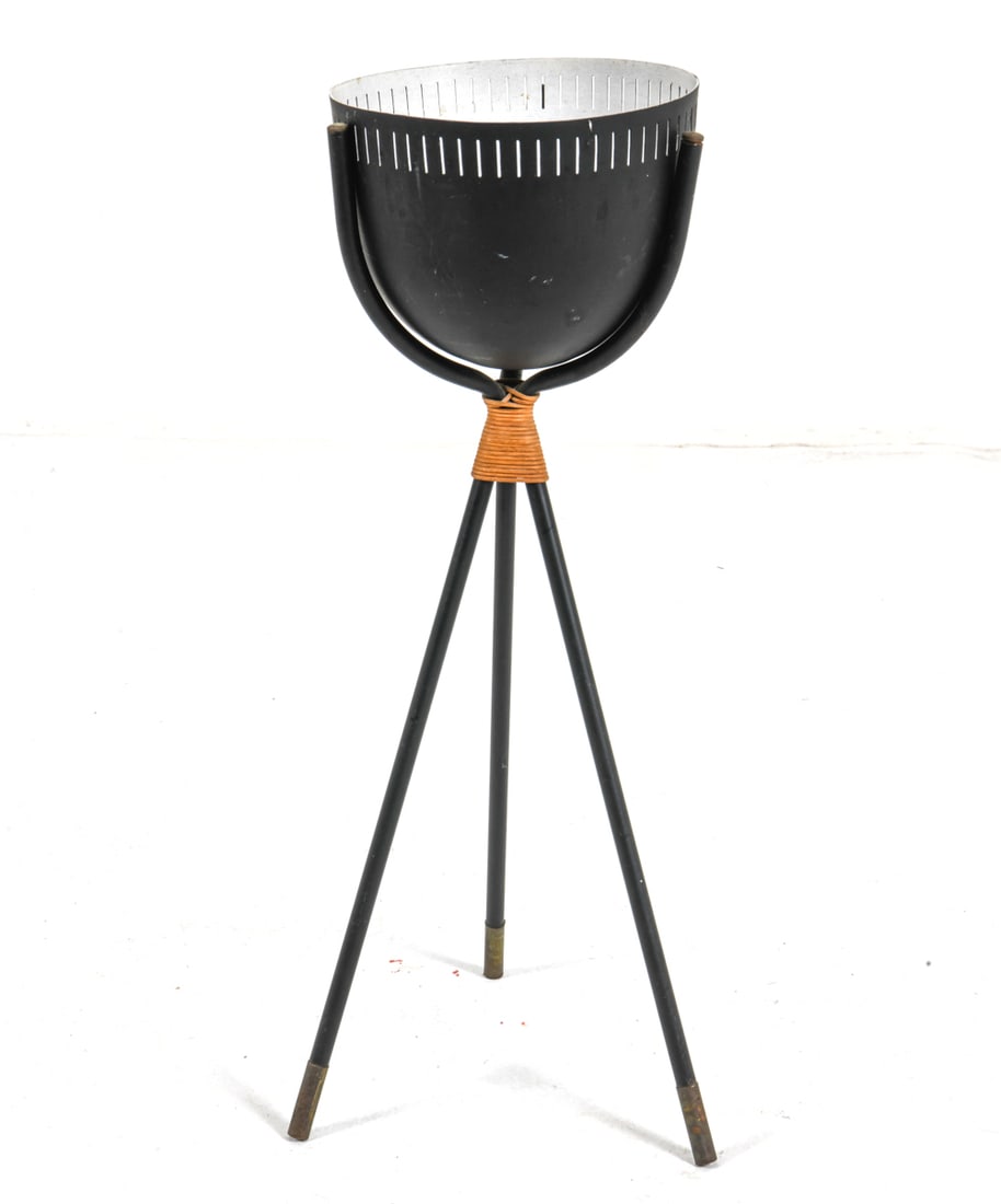 SCANDINAVIAN STANDING PLANTER BOWL C. 1950S (1 of 8)