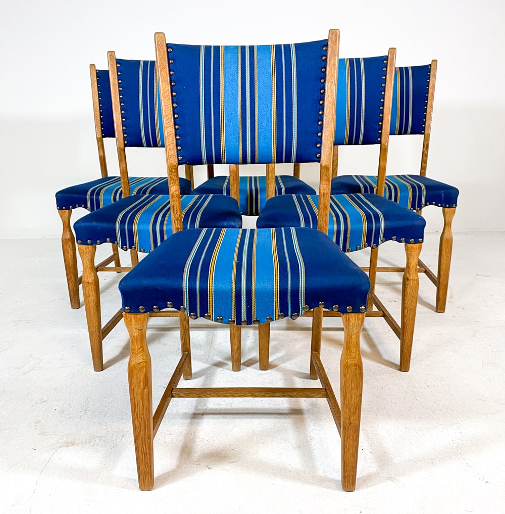 (6) HENNING KJAERNULF STYLE DANISH DINING CHAIRS (1 of 19)