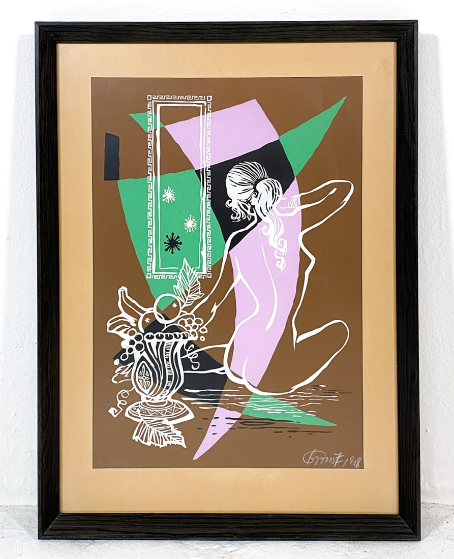 ABSTRACT PRINT OF A WOMAN 1968 (1 of 9)